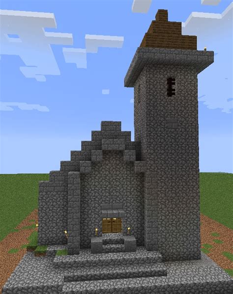 medieval village church Minecraft Map