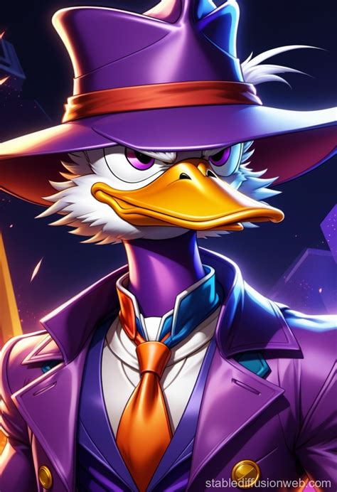 Darkwing Duck as Anime Character | Stable Diffusion Online
