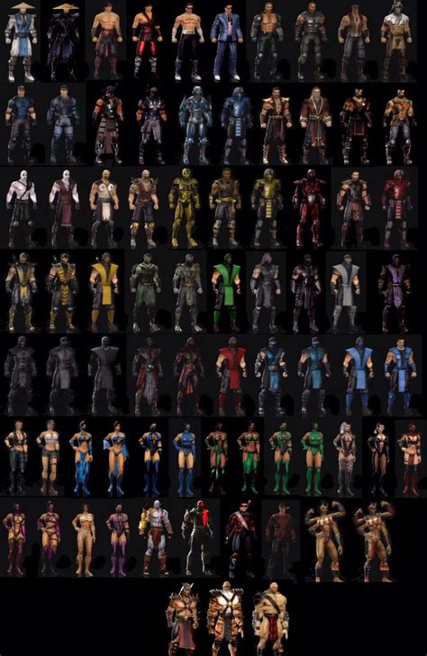 Mortal Kombat 9 Character Skins