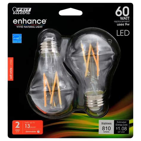 Feit Electric Enhance 60-Watt Soft White LED Light Bulbs - Shop Light Bulbs at H-E-B