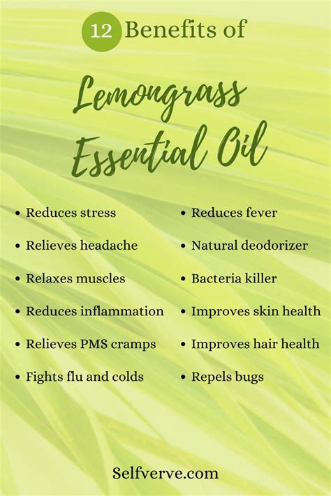 12 Benefits of Lemongrass Essential Oil | Lemongrass essential oil ...