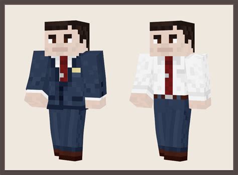 Minecraft Suit Skin Template