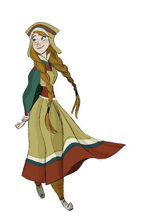 The Disnerd, Frozen (2013) Anna character design, by Michael...