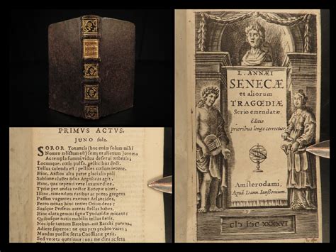 1646 SENECA Tragedies Stoic Philosophy Stoicism Mythology Hercules Amsterdam | Schilb Antiquarian