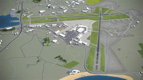 Stavanger Airport - SVG 3D Model by 3dcitymodels