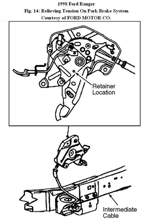 1998 ford ranger brake line diagram