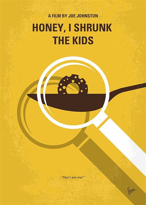 No641 My Honey I Shrunk the Kids minimal movie poster by Chungkong Art ...