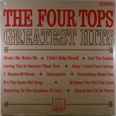 The Four Tops - Greatest Hits (1967) (Vinyl LP) - Amoeba Music