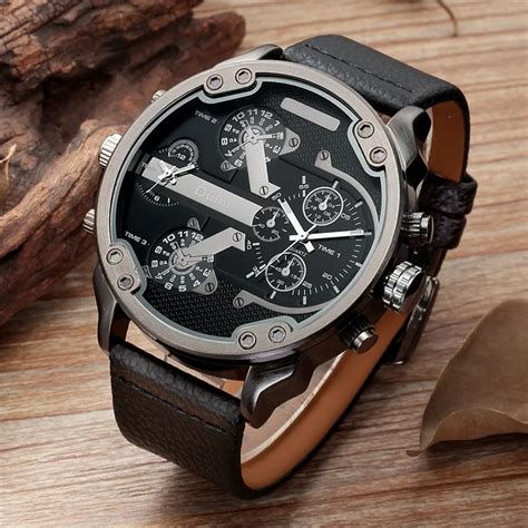 Famous Designer Mens Watches Top Brand Luxury Quartz Watch Oulm PU ...