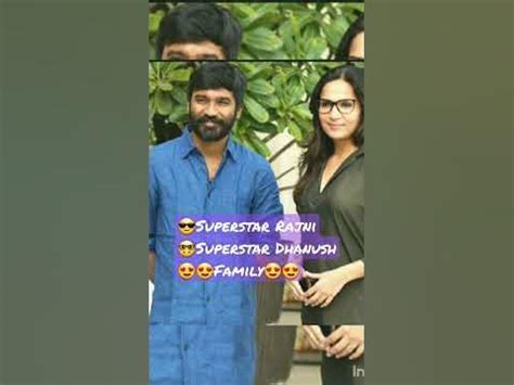 Superstar Ranjikant is with his son in law Dhanush #Rajnikant Family # ...