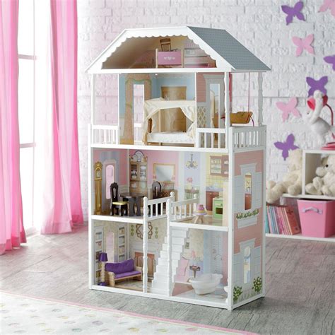 Barbie Dream House Size Dollhouse Furniture Girls Playhouse