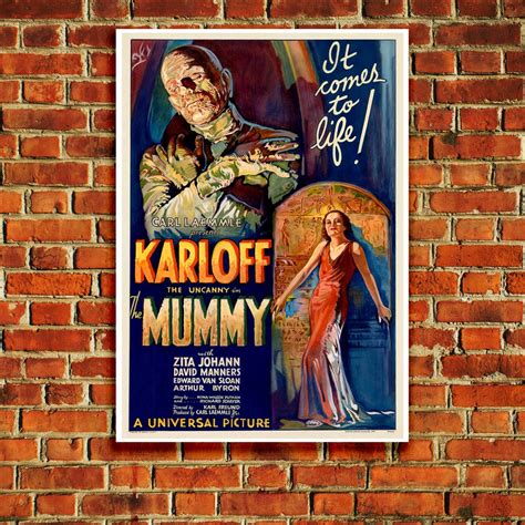 The Mummy - Boris Karloff | Retro Movie Poster | Just Posters