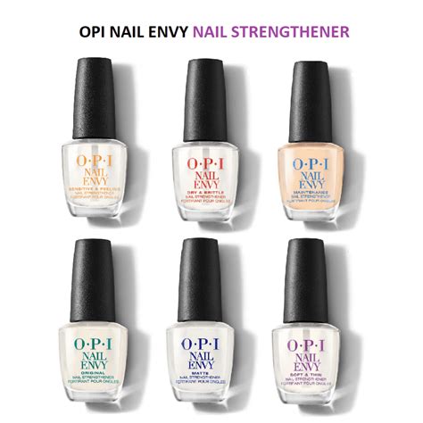 OPI - OPI NAIL ENVY Nail Strengthener Set of 6 [ORIGINAL,MATTE,SOFT&THIN,SENSITIVE&PEELING,DRY ...