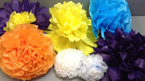 Pretty and Easy Tissue Paper Flowers Origami