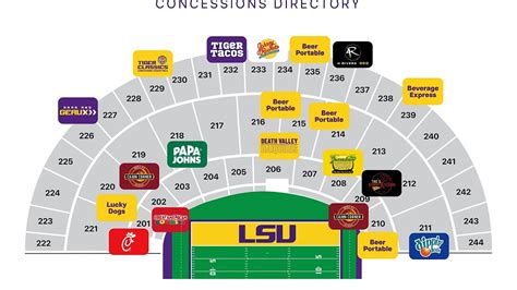 Seating diagram for Tiger Stadium - oggsync.com