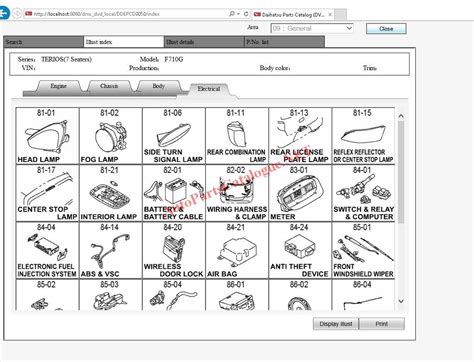 Daihatsu EPC [2022] Online Parts Catalog