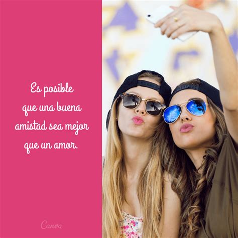 Increíbles frases de amistad cortas para compartir - Canva