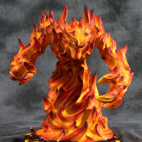 Sculpture Art & Collectibles Figurines Fire Elemental etna.com.pe