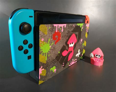 Splatoon Nintendo Switch dock cover custom: Inkling Inkopolis | Etsy