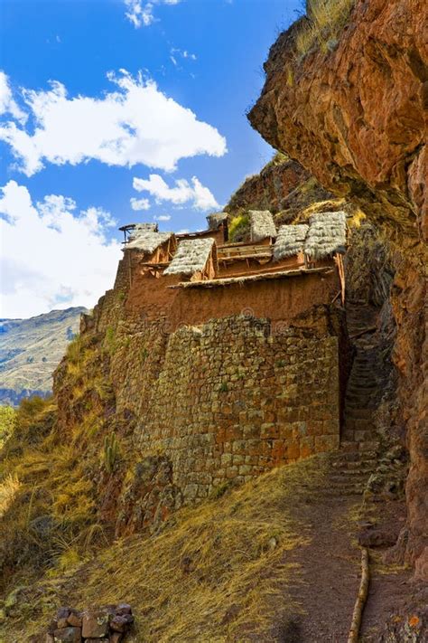 Inca ruins stock photo. Image of andes, mountains, clouds - 7573056