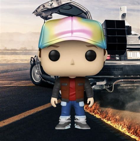 Back To The Future Funko Pop! Marty in Future Outfit (Metallic Rainbow Hat) 🧢 | Back to the ...