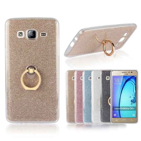 Ring Glitter Bling Case For Samsung Galaxy ON7 Cute Candy Cover For ...