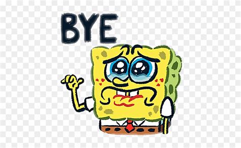 Bye Bobesponja Sad Amarillo Tumblr - Spongebob Squarepants - Free ...