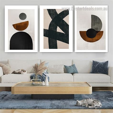 Buy Bold Lines Canvas Print Wall Art Decor.