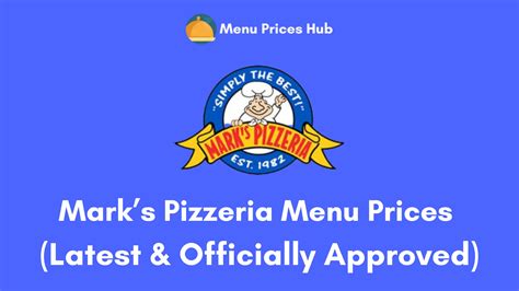 Mark’s Pizzeria Menu Prices (Updated: July 2023)