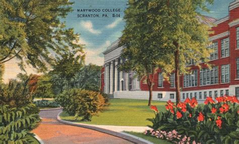 Vintage Postcard Marywood College Campus Building Scranton Pennsylvania Mebane | United States ...