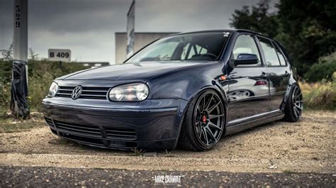 #Volkswagen #Golf #Mk4 #Slammed #Stance #Fitment | Cabrio vw, Autos vw, Coches y motocicletas