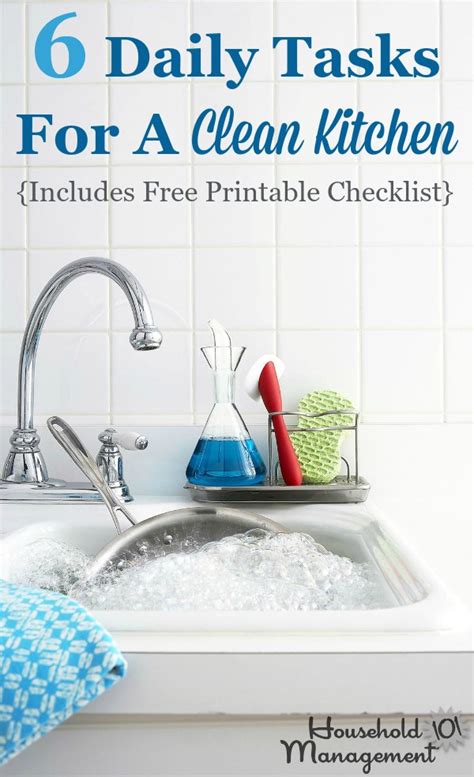 Kitchen Cleaning Tips - Daily Tasks For A Clean Kitchen