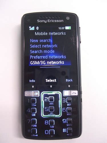 Sony Ericsson K850i - 2G 3G Network Selection | 2G / 3G Netw… | Flickr