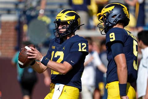 Michigan football holding honest-to-god QB auditions to start the season