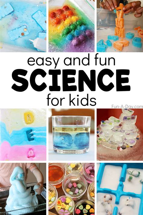 Big List of Easy Science Experiments for Kids at Home or School