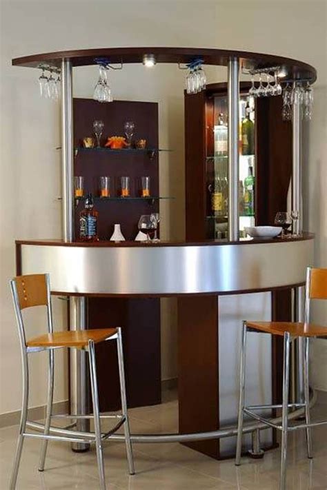 Stunning Corner Small Bar Design Ideas