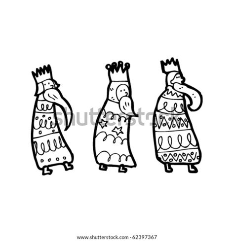 Three Kings Cartoon Stock Vector (Royalty Free) 62397367 | Shutterstock