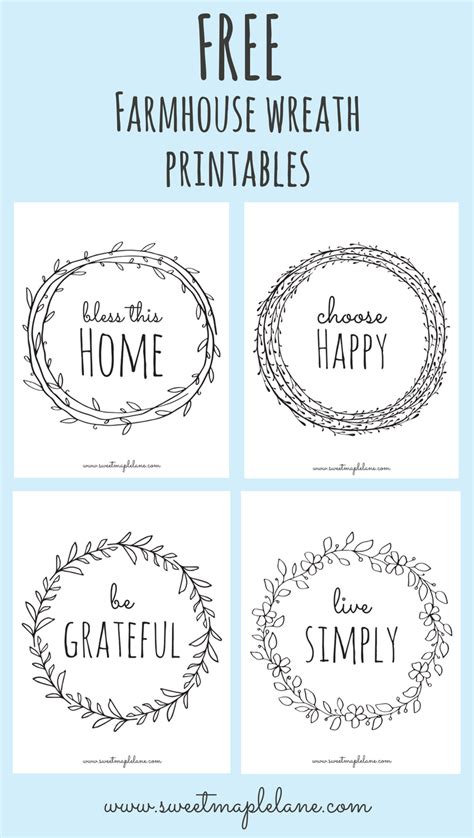 Free Printable Farmhouse Kitchen Signs | Lazuema