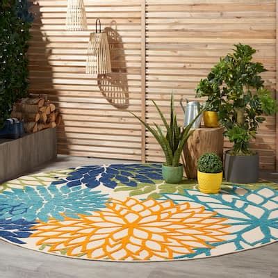 Round - Outdoor Rugs - Rugs - The Home Depot