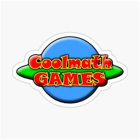 "Cool Math Games" Sticker for Sale by Ironic-Tees | Redbubble