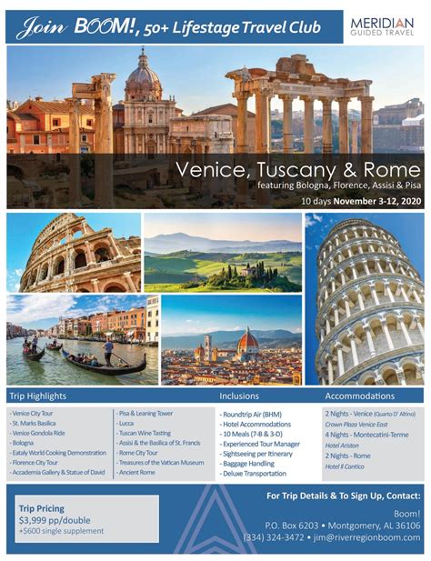 Italy Tourism Brochure - Tour And Travel