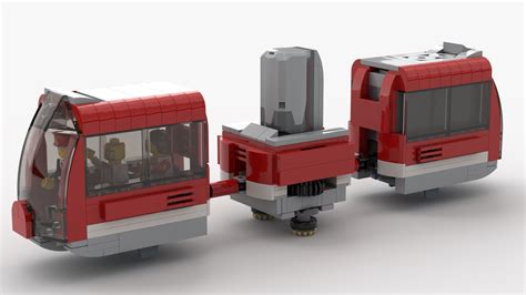 LEGO MOC Roller Coaster Train with Cladding by Alazon | Rebrickable - Build with LEGO