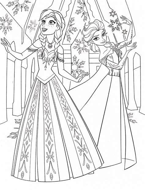 Frozen to print for free - Frozen Kids Coloring Pages