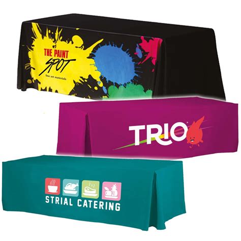 Custom Tablecloth With Logo Design for Tradeshows