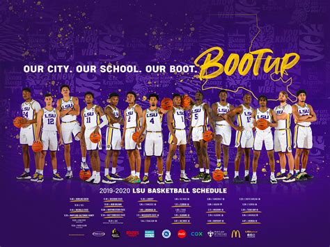 2019-2020 LSU Men's Basketball Season on Behance