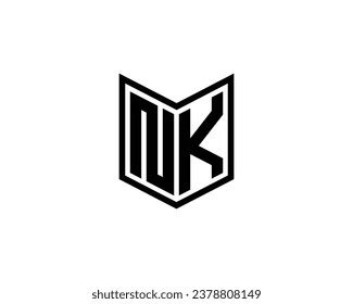 Nk Logo Design Vector Template Stock Vector (Royalty Free) 2378808149 ...