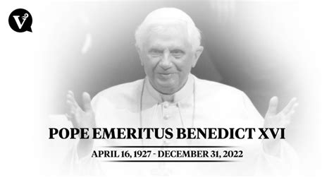 Benedict XVI, first pontiff to resign in 6 centuries, dies at 95 | The Varsitarian