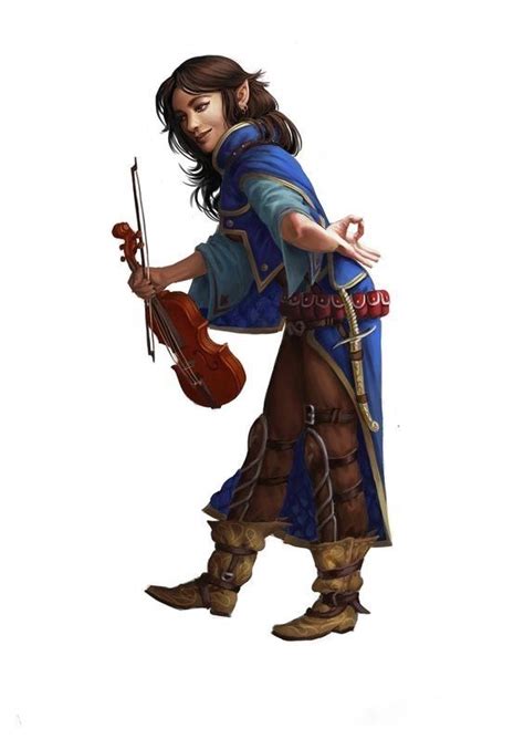 Halfling - Female - Bard Heroic Fantasy, Fantasy Rpg, Medieval Fantasy, Fantasy Warrior ...