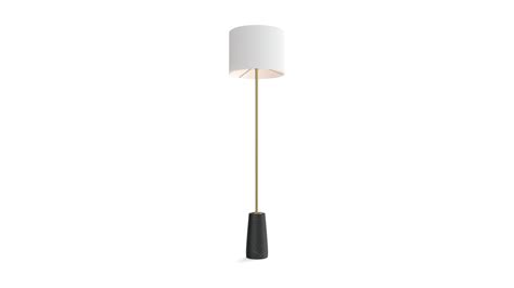 Rita Floor Lamp, Brass and Marble - Download Free 3D model by MADE.COM ...