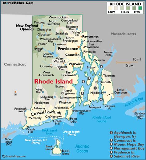 Rhode Island Map: Discover the Beauty and Diversity of Rhode Island